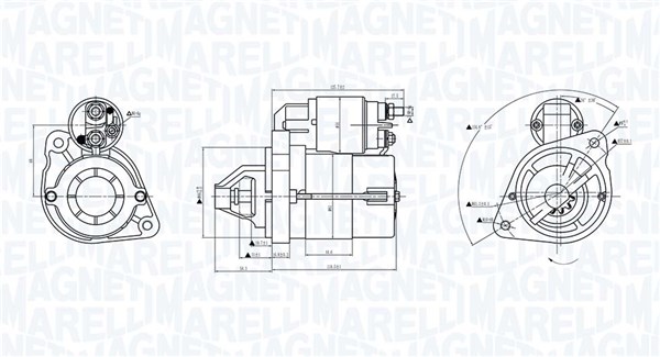 Alternator - 063731508010 MAGNETI MARELLI