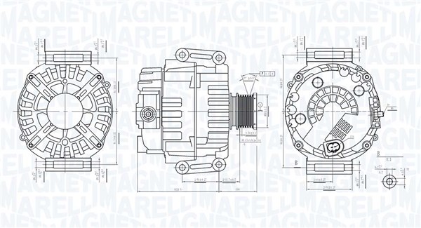 Alternator - 063732072010 MAGNETI MARELLI