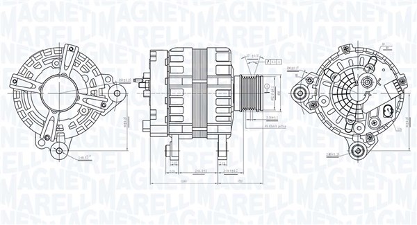 Alternator - 063736193010 MAGNETI MARELLI