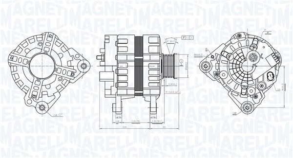 Alternatore - 063736232010 MAGNETI MARELLI
