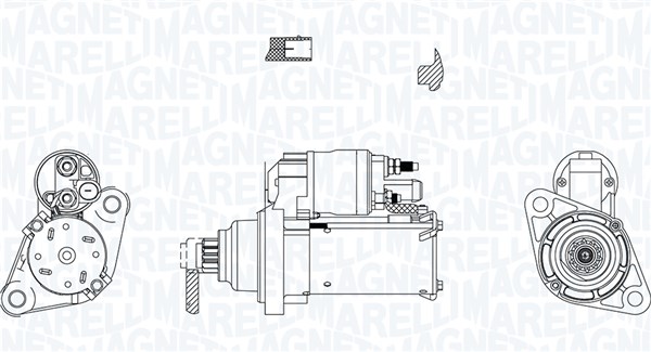Starter - 063721324010 MAGNETI MARELLI