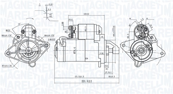 Starter - 063721415010 MAGNETI MARELLI