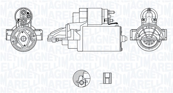 starteris - 063721421010 MAGNETI MARELLI