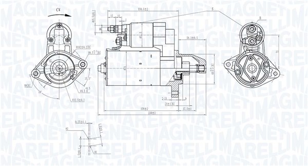 Starter - 063721535010 MAGNETI MARELLI