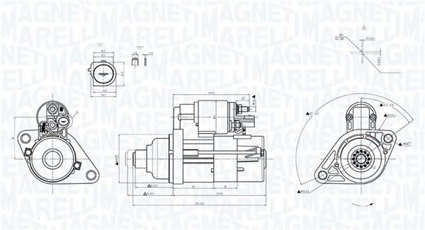 Starter - 063725634010 MAGNETI MARELLI