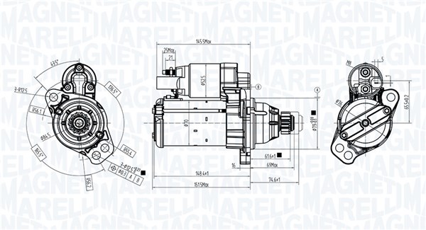Starter - 063725696010 MAGNETI MARELLI