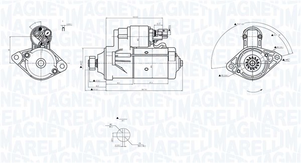 Starter - 063726156010 MAGNETI MARELLI