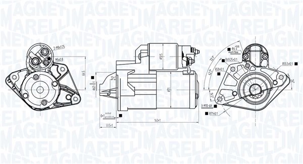 Starter - 063726278010 MAGNETI MARELLI