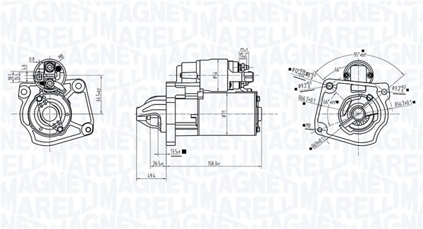 Motorino d'avviamento - 063726281010 MAGNETI MARELLI
