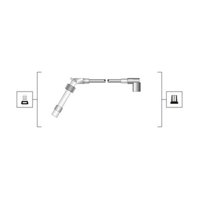 Ignition Cable Kit - 941319170043 MAGNETI MARELLI