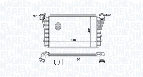 Intercooler - 351319204030 MAGNETI MARELLI