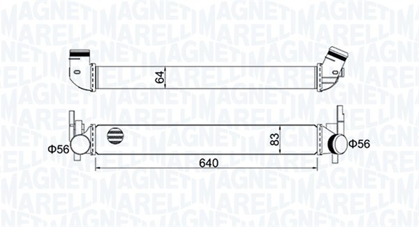 Intercooler - 351319204410 MAGNETI MARELLI