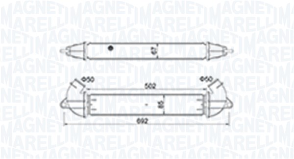 Intercooler - 351319204610 MAGNETI MARELLI