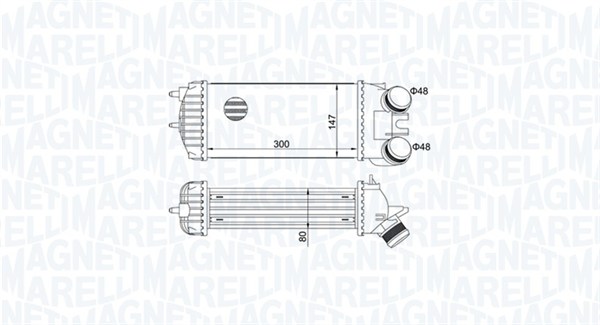 Intercooler - 351319205110 MAGNETI MARELLI