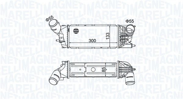 Intercooler - 351319205120 MAGNETI MARELLI