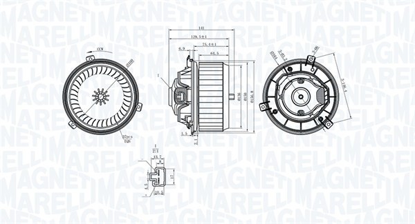 vidaus pūtiklis - 069412363010 MAGNETI MARELLI