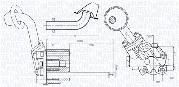 alyvos siurblys - 351516000005 MAGNETI MARELLI