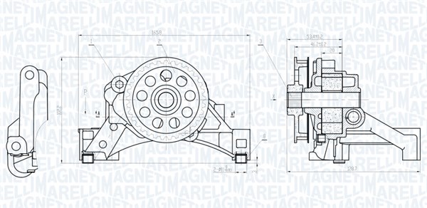 Масляный насос - 351516000010 MAGNETI MARELLI