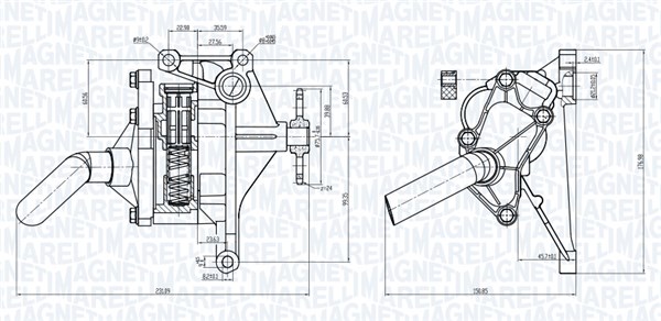 Pompa olio - 351516000041 MAGNETI MARELLI