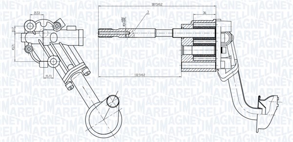 alyvos siurblys - 351516000058 MAGNETI MARELLI