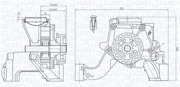 Oil Pump - 351516000081 MAGNETI MARELLI