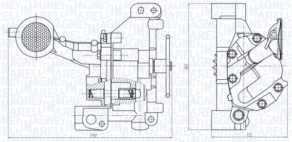 Oil Pump - 351516000109 MAGNETI MARELLI