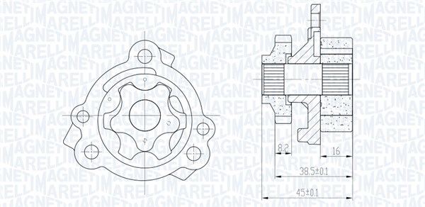 Oil Pump - 351516000111 MAGNETI MARELLI