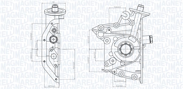 Pompa olio - 351516000113 MAGNETI MARELLI