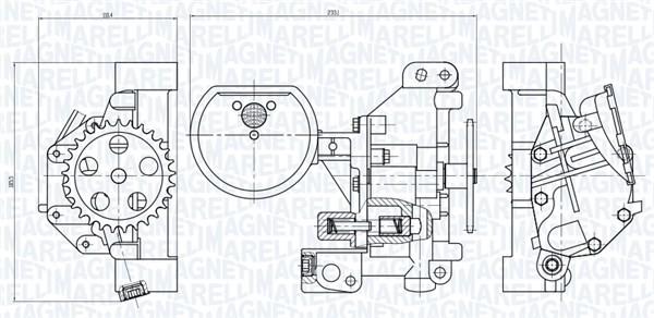 Oil Pump - 351516000115 MAGNETI MARELLI