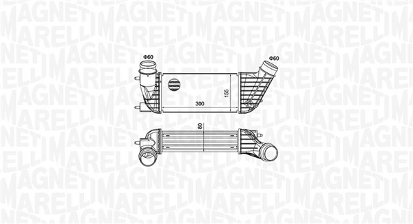 Intercooler - 351319204260 MAGNETI MARELLI
