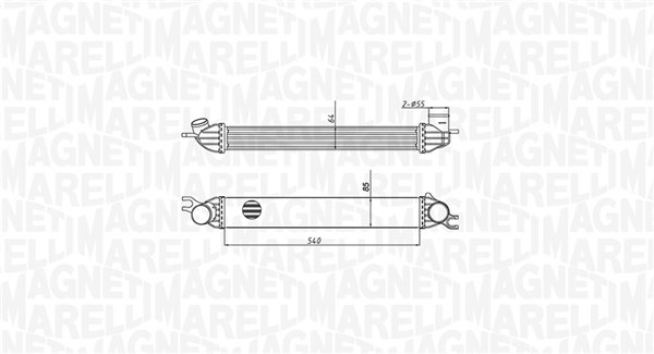 Intercooler - 351319204290 MAGNETI MARELLI