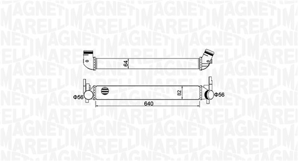 Intercooler - 351319204410 MAGNETI MARELLI