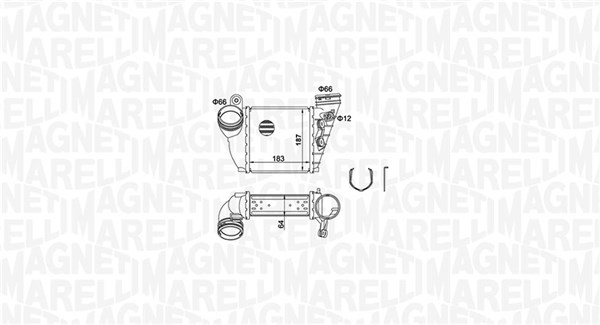 Intercooler - 351319204870 MAGNETI MARELLI