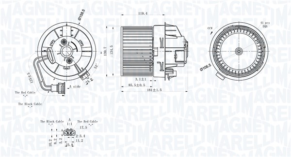vidaus pūtiklis - 069412247010 MAGNETI MARELLI