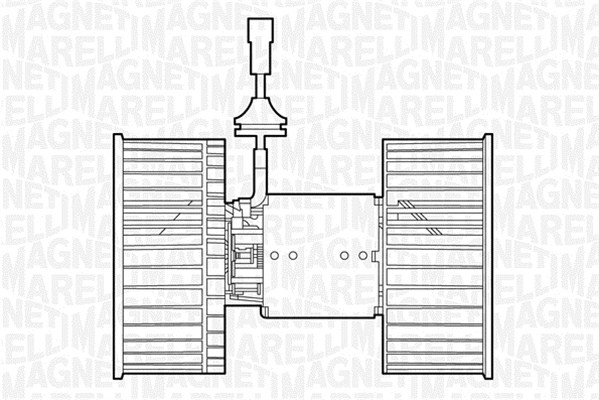 Ventilatore abitacolo - 069412534010 MAGNETI MARELLI