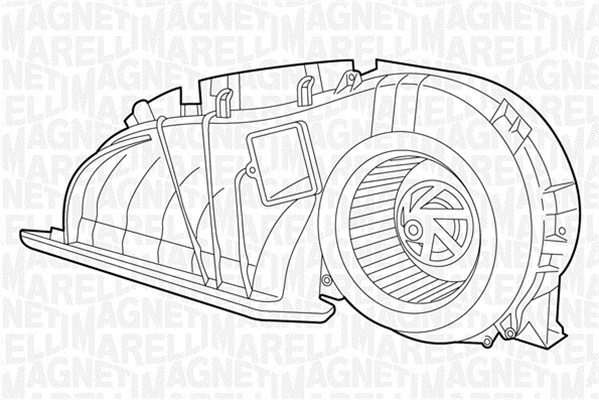Interior Blower - 069401324010 MAGNETI MARELLI