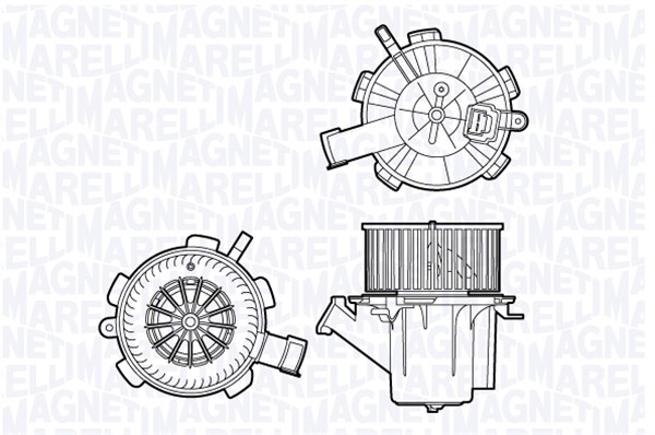 Interior Blower - 069412706010 MAGNETI MARELLI