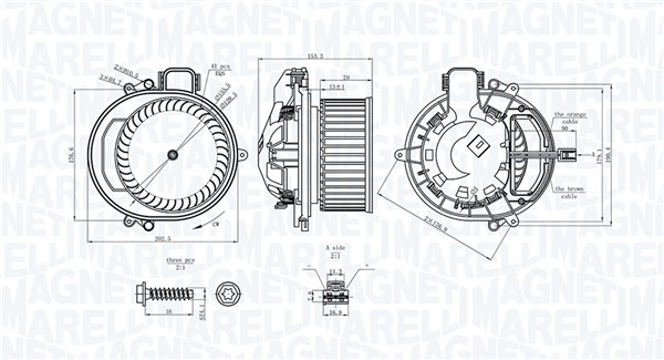 Interior Blower - 069412722010 MAGNETI MARELLI