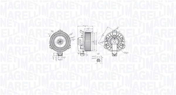 vidaus pūtiklis - 069412762010 MAGNETI MARELLI