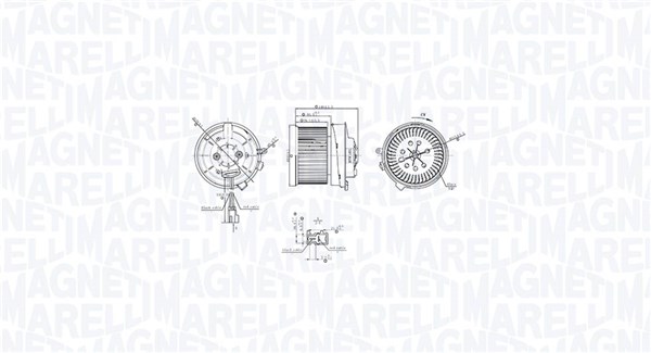 Interior Blower - 069412766010 MAGNETI MARELLI