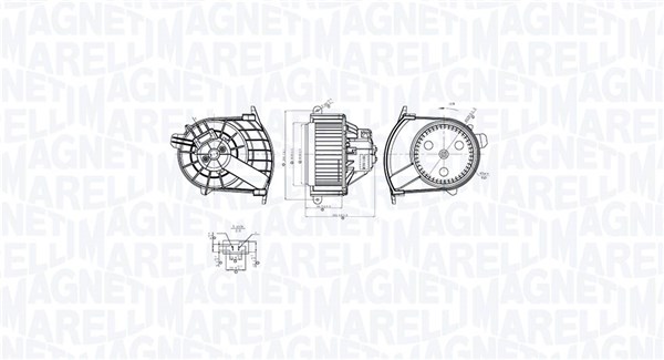 Interior Blower - 069412767010 MAGNETI MARELLI