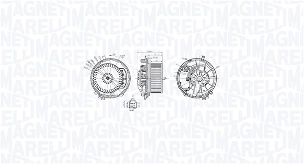 Interior Blower - 069412769010 MAGNETI MARELLI