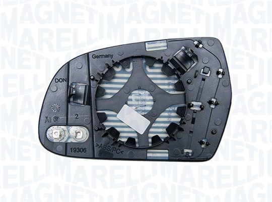 Mirror Glass, outside mirror - 182209019300 MAGNETI MARELLI
