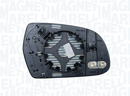 Mirror Glass, outside mirror - 182209019400 MAGNETI MARELLI
