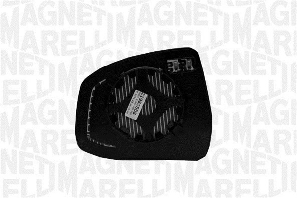 Mirror Glass, outside mirror - 351991307570 MAGNETI MARELLI