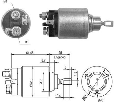 Elettromagnete, Motore d'avviamento - 940113050012 MAGNETI MARELLI