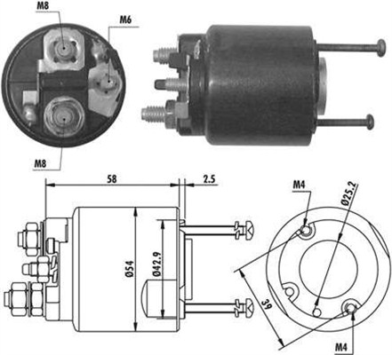Elettromagnete, Motore d'avviamento - 940113050064 MAGNETI MARELLI