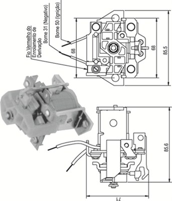 Elettromagnete, Motore d'avviamento - 940113050338 MAGNETI MARELLI