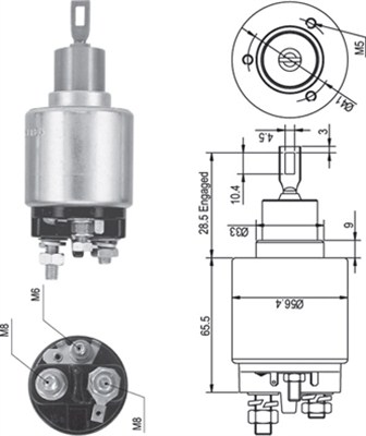 Elettromagnete, Motore d'avviamento - 940113050344 MAGNETI MARELLI