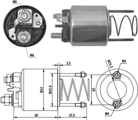 Elettromagnete, Motore d'avviamento - 940113050382 MAGNETI MARELLI